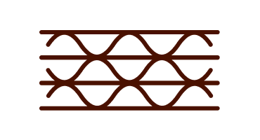 Scatole con struttura a 3 onde